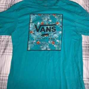 Teal Vans T-shirt